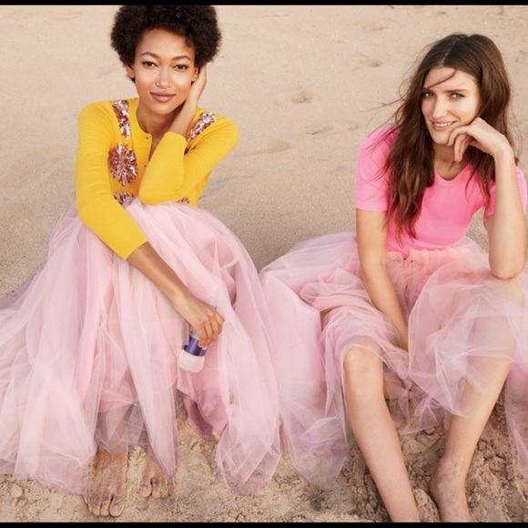 J. Crew Dresses & Skirts - NWT J. Crew tulle ball maxi skirt orchid pink 6